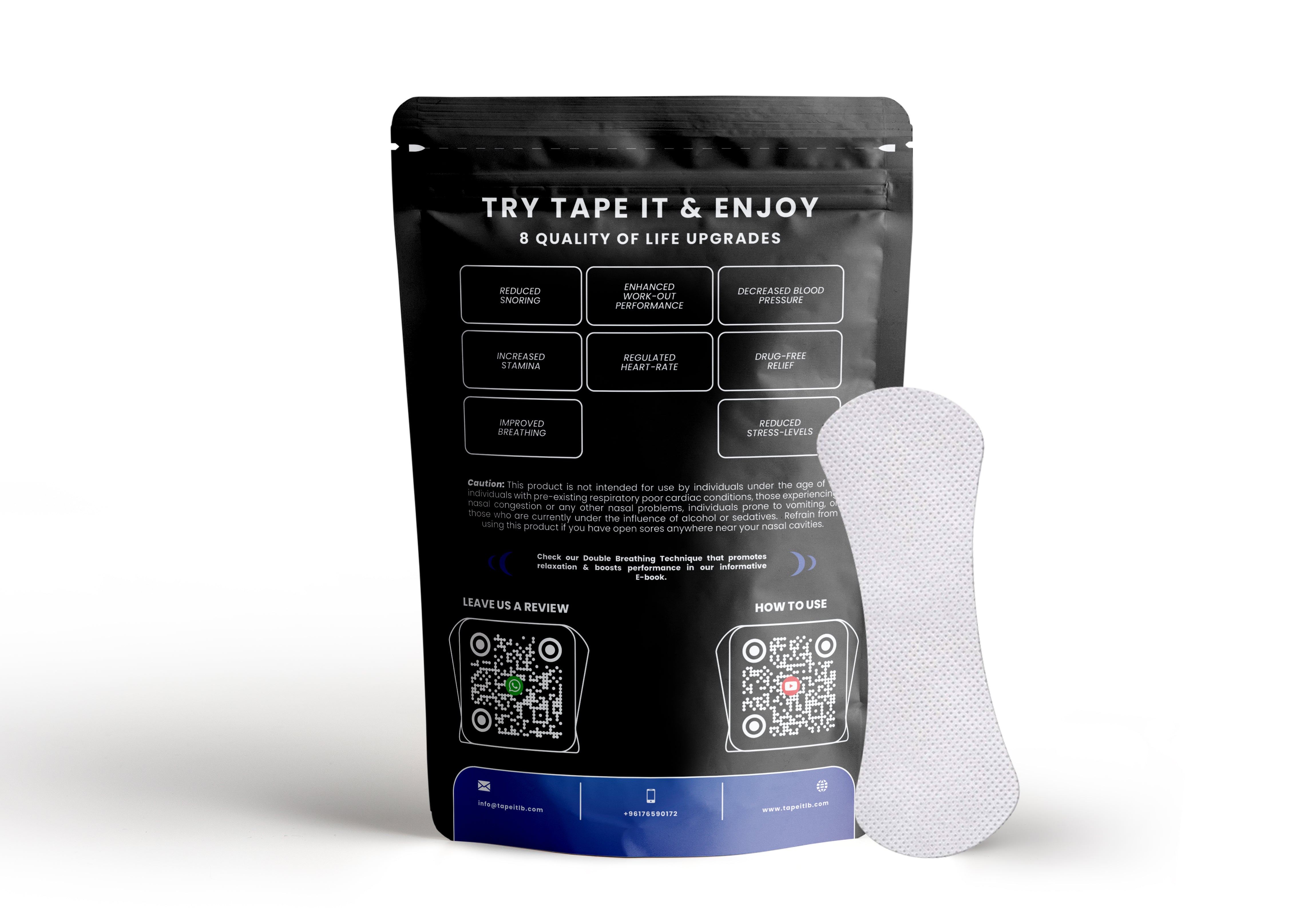 TAPE IT Improved Breathing Nasal Strips