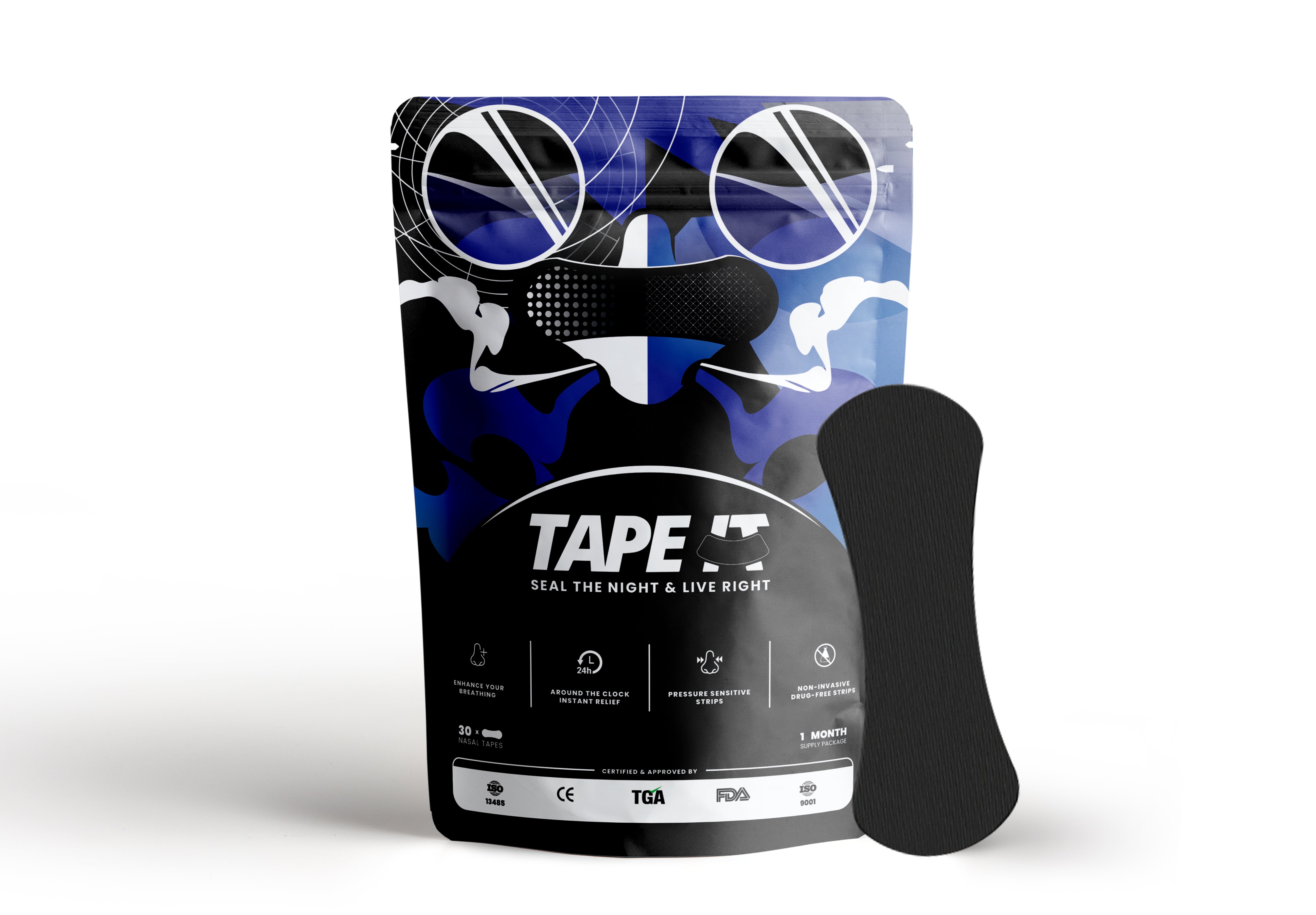 TAPE IT Improved Breathing Nasal Strips